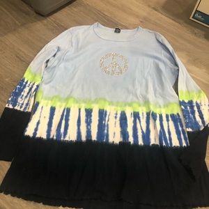 Boutique tye dye top